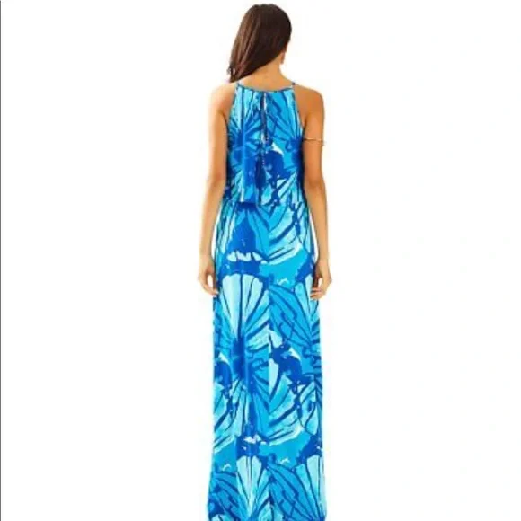 Lilly Pulitzer Levine maxi dress M - Picture 7 of 9
